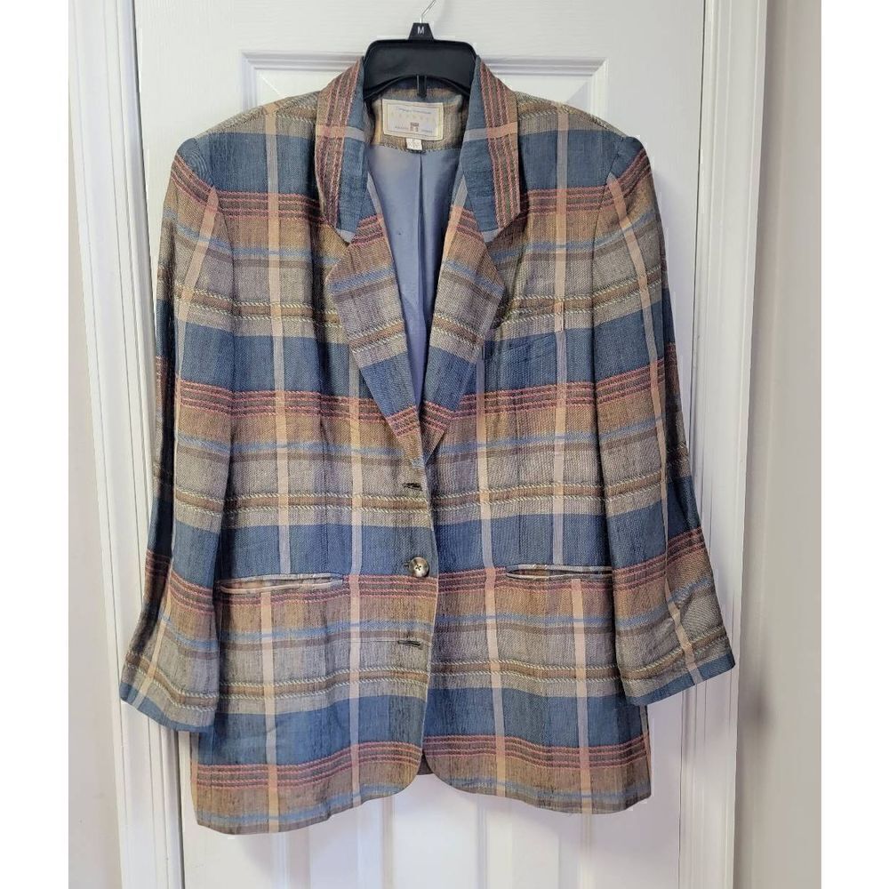 Express Vintage Men's Plaid Blazer M